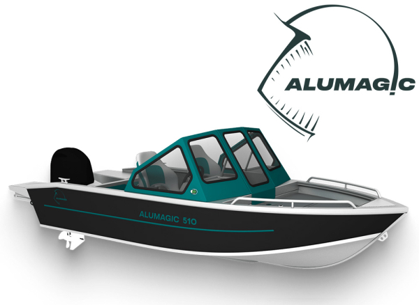 Alu-Boot ALUMAGIC 510 mit Fishplattform