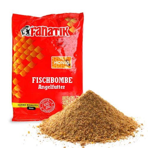 Angelfutter FISCHBOMBE "Honig" Anfutter Lockfutter Allroundfutter Grundfutter Aroma