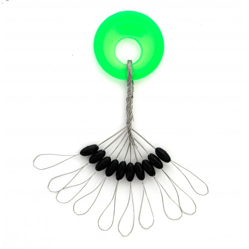 FANATIK Silikon Stopper Schnurstopper Rutschfest Angel Montagesystem