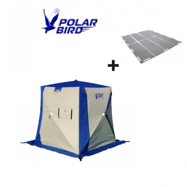 SET Winterzelt Polar Bird 2Т (für 1 Person) + Isolierboden