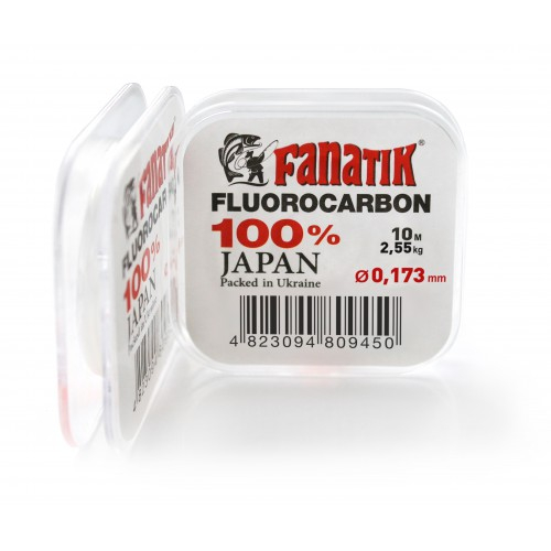 FANATIK Fluorocarbon Angelschnur 0.173 mm bis 0.378 mm Transparent